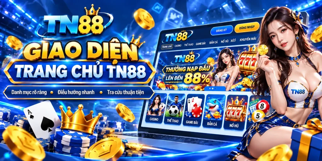 TN88 Candown - Trang Chủ TN88.COM Chính Thức 10 Giao diện trang chủ và hệ thống danh mục TN88